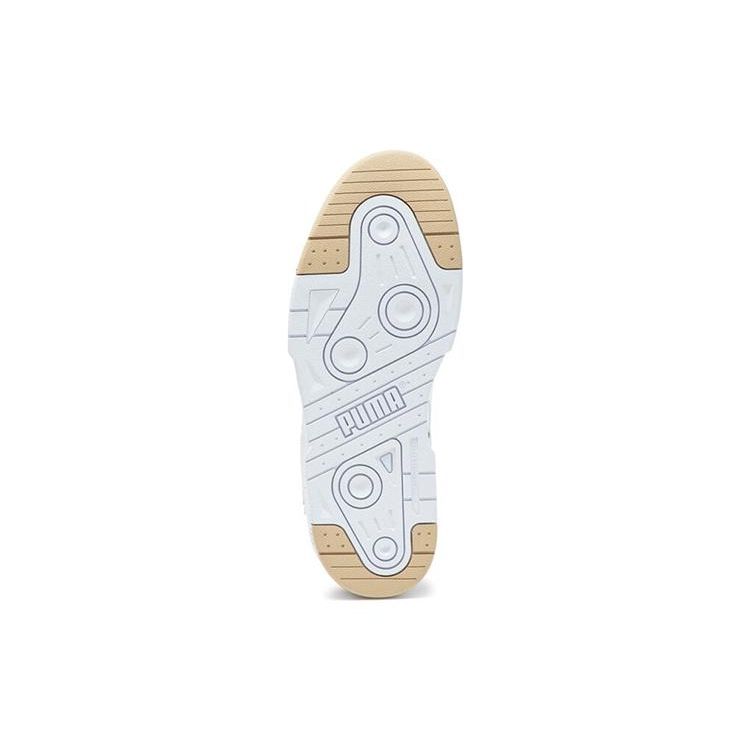 Puma Slipstream Bball Универсальные Удобные Прочные Низкие Кроссовки Унисекс Кроссовки Белый Желтый 393266-05