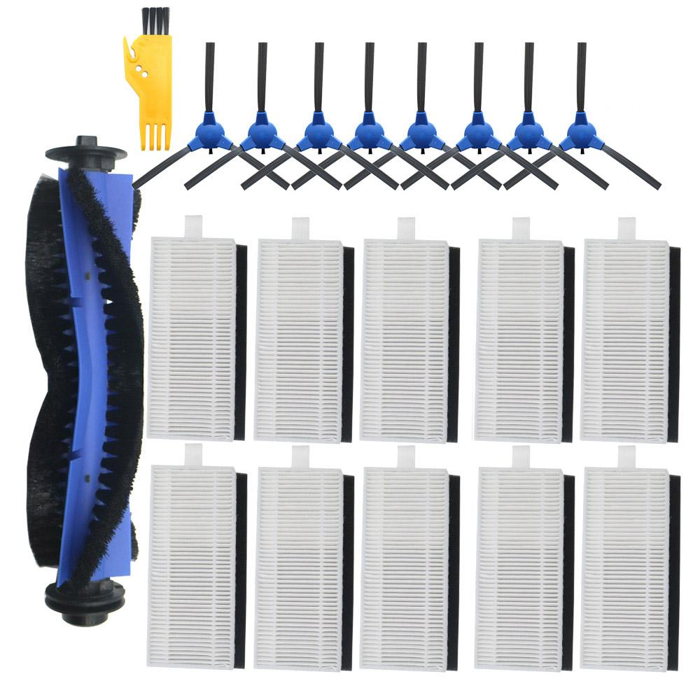 Запасной комплект для швабры с боковой щеткой для робота, совместимый с Eufy Robovac 11S 30 30C 15C 12, детали пылесоса