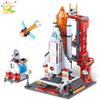 Space Aerospace Rocket Building Blocks Model Ideas Astronaut Figures Bricks Toys For Kids Launch Center Architecture