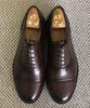 Joenshoe Bechet Brogue Round Straight Tip Wine Brown