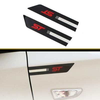 Наклейка на боковое крыло автомобиля ST, подходит для Ford Focus 2 3 4 MK2 MK3 Fiesta Mondeo Escape Kuga EcoSport Explorer Edge Fusion