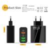 65 Вт PD зарядное устройство 5 В 7 А быстрая зарядка 5 портов USB для iPhone 13 12 Pro iPad Xiaomi Samsung телефонный адаптер типа C EU US UK вилка
