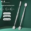 Double-Ended Stainless Steel Blackhead Remover with Spatula & Ultra-Sharp Comedone Needle for Facial Acne Care