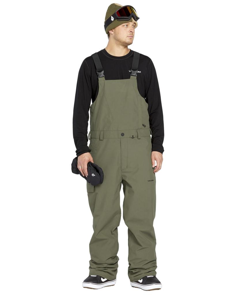 Volcom Roan Bib Overall Нагрудник Сноуборд XL Мужские Брюки, Низ, Одежда, Айви, (g1352513)
