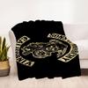 California Sons of Anarchy Motorcycle Club PatchBlanket Flannel Throw Blanket for Sofa, Bed, Travel, Camping, Office, Couch, Chair, And Bed