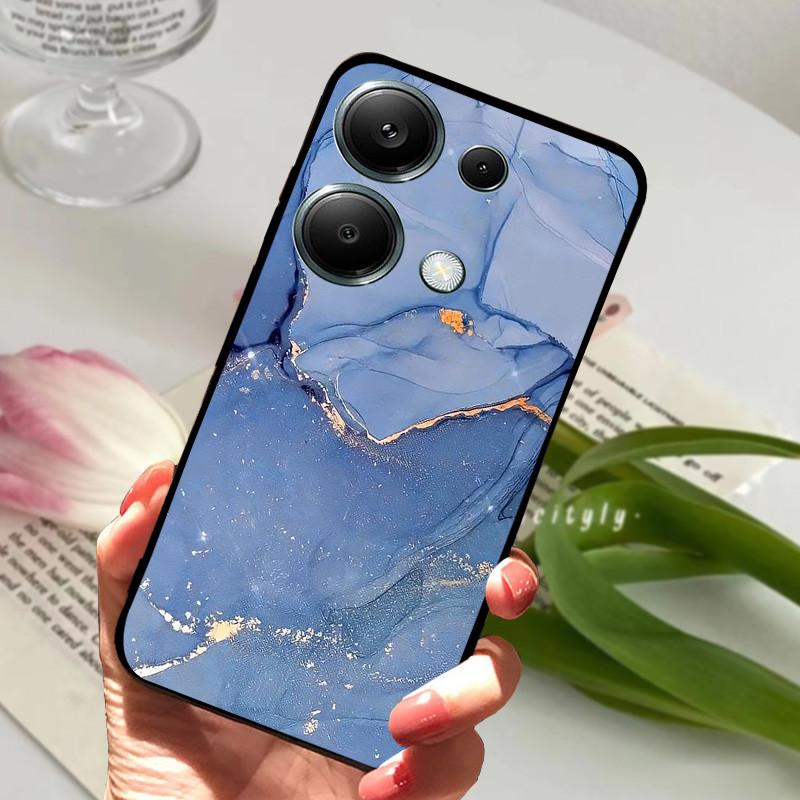 Для Xiaomi Poco M6 Pro 4G Чехол PocoM6 Pro Ударопрочный Мягкий ТПУ Силиконовый Чехол для Телефона Для Poco M6 Pro 4G Funda Capa Мультяшный Корпус