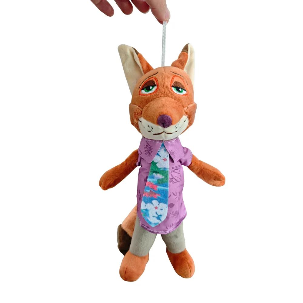 Zootopia Plush Toys Cartoon Anime Fox Nick Rabbit Judy Doll Soft Stuffed Birthday Gifts Kids Girlfriend 2 for Cuddly Fluffy Huggable Kawaii Comfort