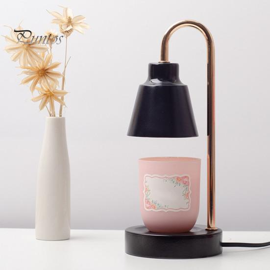 Лампа-подогреватель свечей с таймером, мягкое свечение, без мерцания, регулируемая яркость, ароматизированный восковой расплавитель, светодиодная прикроватная лампа, декор