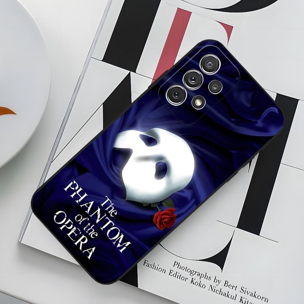 Чехол для телефона «Призрак Оперы» для Sumsung Galaxy S24 S23 S22 S21 S20 A24 A34 N20 M54 A54 A53 Fe Plus Ultra Черный Мягкий Чехол