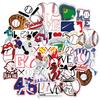50Pcs Cartoon Baseball Stickers for Kids Toy Sport Stickers for Laptop Phone Suitcase Skateboard JDM Motorcycle Car Sticker Pack