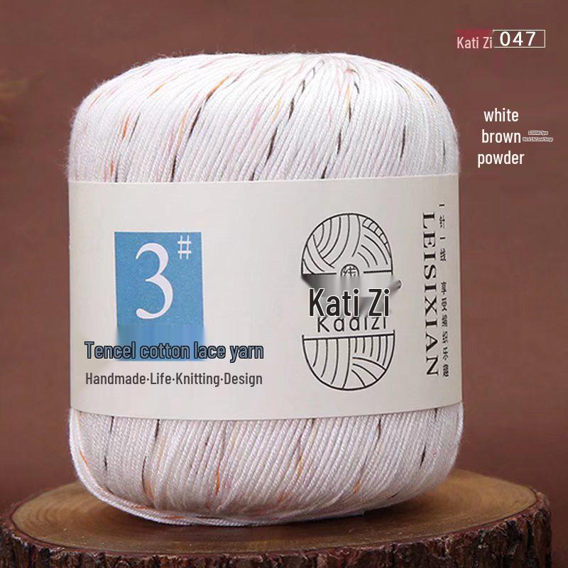 Мерсеризованная хлопковая кружевная пряжа №. 3: Вязание крючком своими руками для детей - Весенне-летний свитер и пальто - Бесплатная доставка