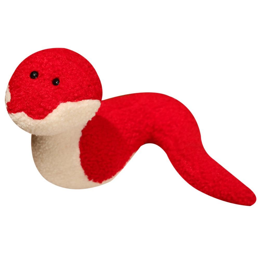 PP Cotton Snake Year Plush Toy Simulation Snake Doll Plushies Snake Year Mascot Toy  Home Decor