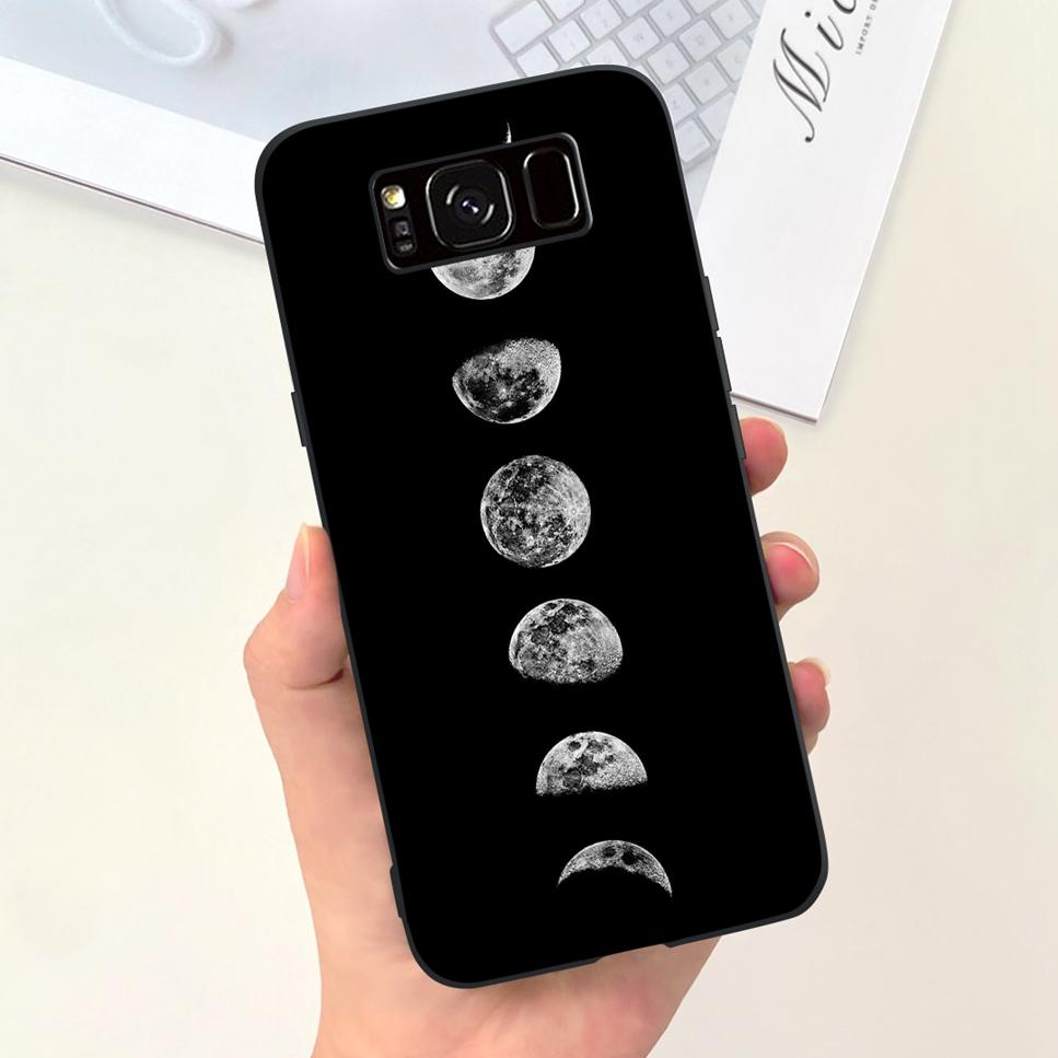 For Samsung Galaxy S8+ 6.2" Case Space Planet Cute Cat Soft Silicone Cover For Samsung S8+ S8 Plus S8 Bumper Phone Case Fundas