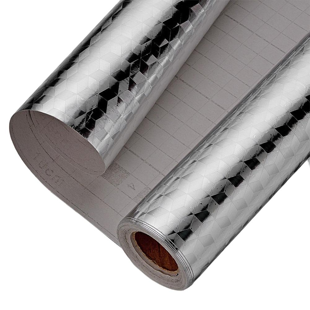 Self Kitchen Wall Film Foil Oilproof and Waterproof for Protecting Surfaces Like Splashbacks Counters and Dishwashers