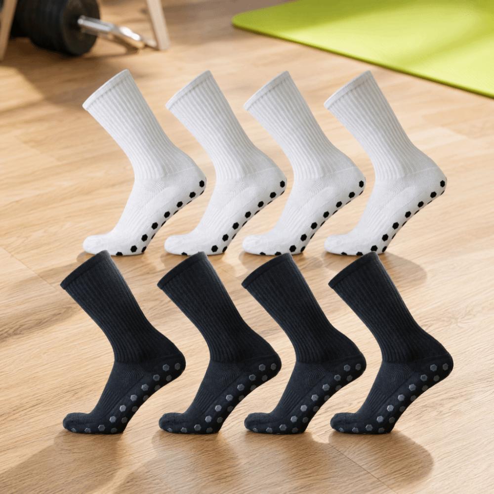 4pcs Anti-skid Anti Slip Soccer Socks Quick Dry Athletic Socks Breathable Socks For Basketball