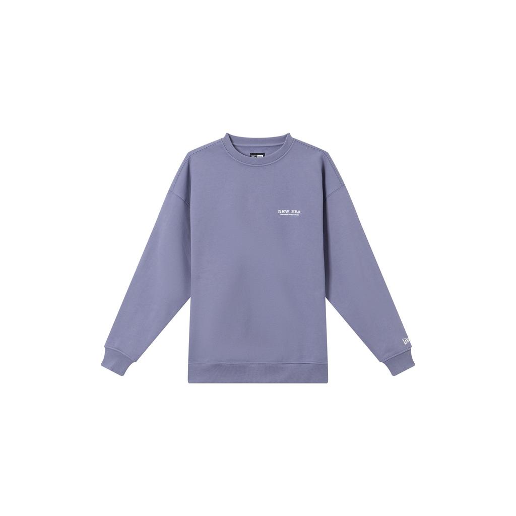 New Era SS26 Логотип на манжете Ребристый край Вышивка буквой на левой стороне груди Свободный Повседневная Толстовка с круглым вырезом Унисекс толстовка 14726734