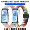 Нейлоновый Ремешок Для HUAWEI Band 11 Pro Плетеный Удобный Магнитная Застежка Регулируемый Ремешок Для Часов Для Huawei Smart Band 11 NFC Аксессуары Ремень