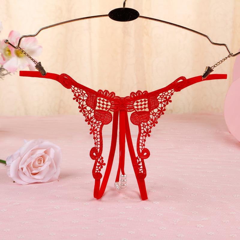 Сексуальные водорастворимые стринги с бабочками и открытой промежностью 3346