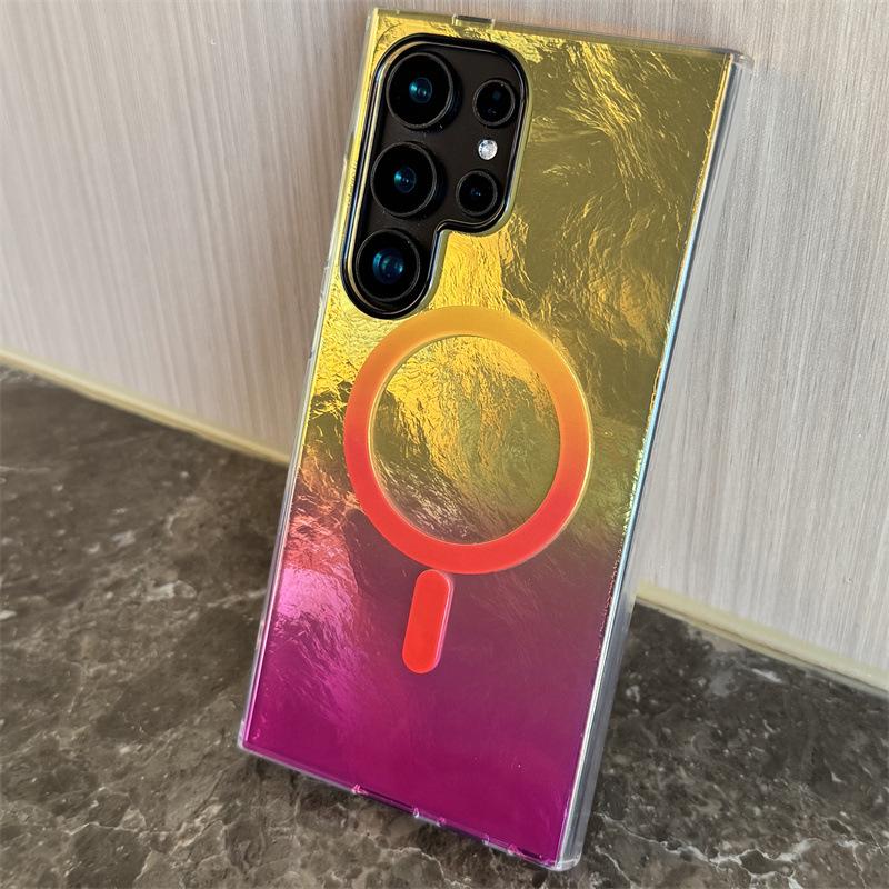 Магнитный полупрозрачный матовый чехол для телефона для iPhone 16 Pro Max/15/14 Pro/13/12/11