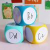 1PC DIY Blank Dice Write On/Wipe Off Dice Portable Cleanable Blank Game Cubes for Classroom Teaching Dry Erase Outside Dice