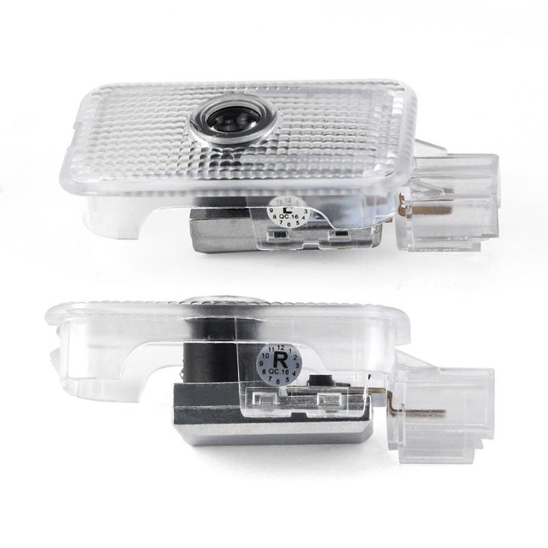 2Pcs LED Car Door Welcome Light Projector Courtesy Lamp Accessories For Subaru Forester SJ SK 2013 2014 2015 2016 2017 2018-2024