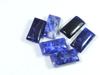 29Cts. Natural Sodalite Rectangle Cabochon Loose Gemstone 06 Pcs Lot 8X16MM RQ-1958