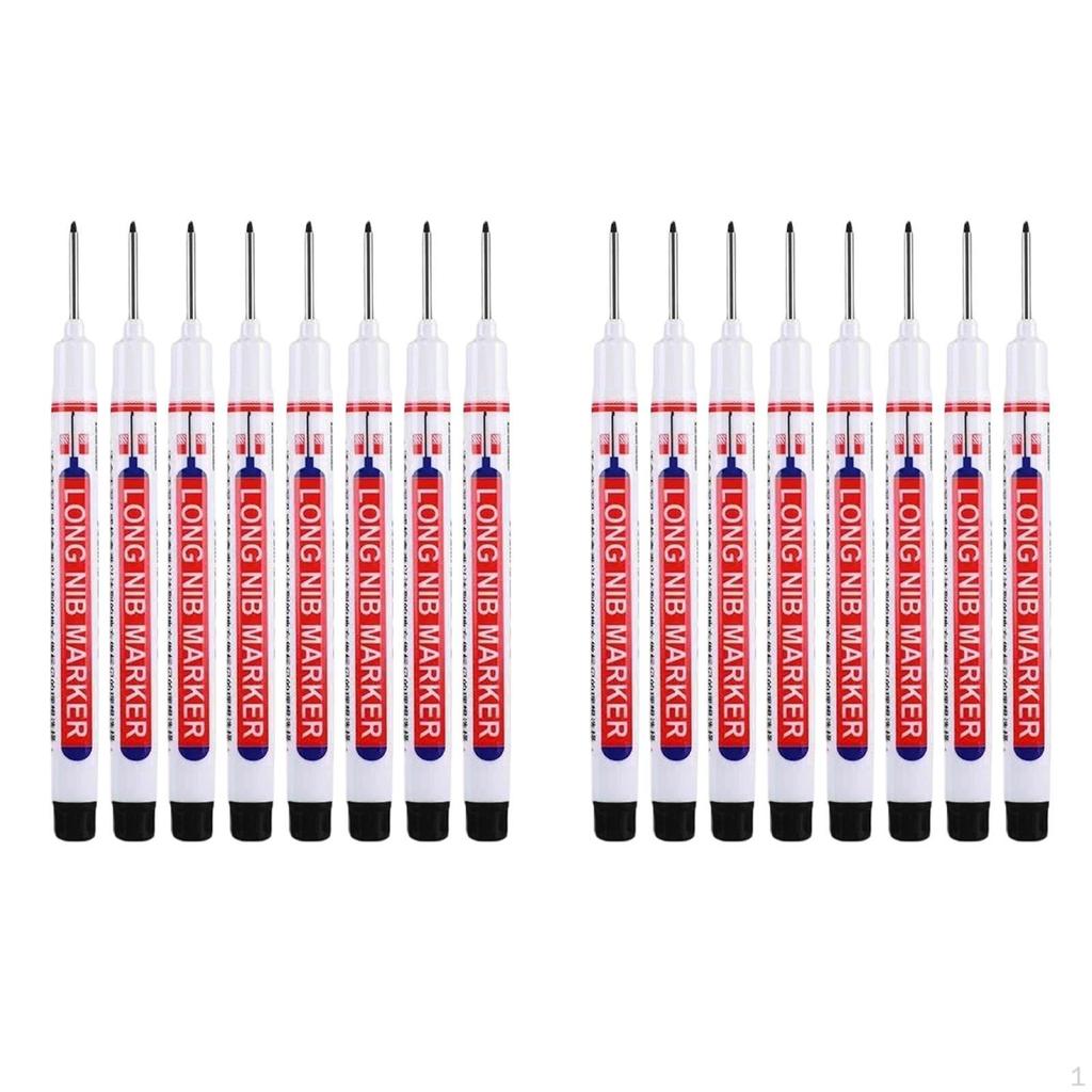 Маркер для глубоких отверстий Плотницкий разметочный инструмент Строительство Ручка с длинным наконечником для деревообработки Архитектор