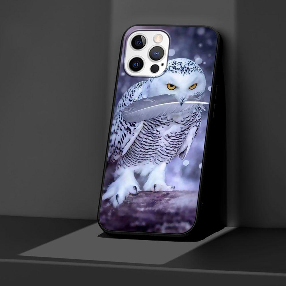 Чехол «Ловец сов» для Apple iPhone 15 13 11 14 Pro Max 12 Mini 7 8 Plus XR X XS силиконовый черный чехол для телефона
