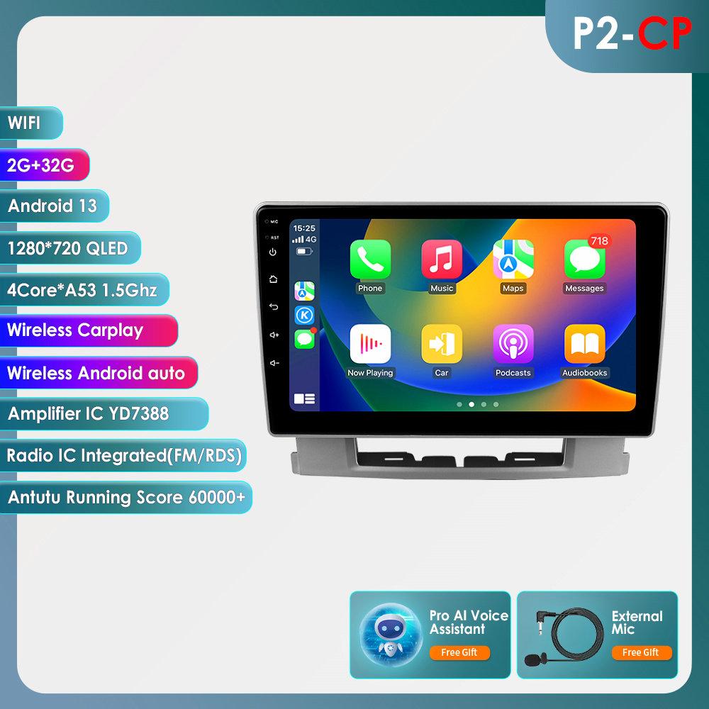 Hizpo 2 Din Android Auto Интеллектуальная стереосистема Carplay Для Toyota Land Cruiser Prado 150 2013 - 2017 Автомагнитола Мультимедийный видеоплеер Навигация GPS