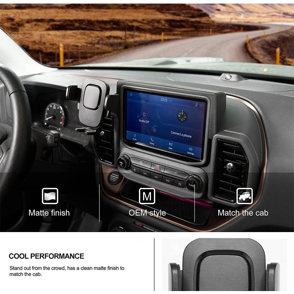 Center Console Dash Organizer Dahboard Phone Holder For Ford Bronco Sport 2021-2024+ Mobile Phone Mount Interior Accessories