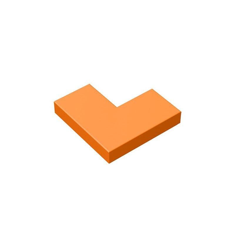 100pcs Matches DIY Build Brick Parts 14719 Tile 2 x 2 Corner Assembling Block Particle DIY Assmble Kid Puzzle Brain Toy Birthday Celebration Present