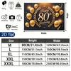 Party Backdrop Birthday 80Th Photo Booth Background Front Door Decor