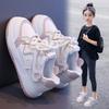 Girls Shoes Sneakers Summer 2025 New Children's Soft-soled Breathable Trendy Cool Older Children's Girls Medium and Older Children's Board Shoes