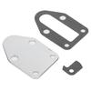 Fuel Pump Block Off Plate Without Holes Stainless Steel Replacement for Small Block Chevy V8 Engines From  55 00