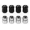 W1523D Metal Car Wheel Tire Valve Stem Caps Exterior Accessories For Volkswagen VW R Polo Passat Rline Golf 4 5 6 Tiguan Jetta GTI