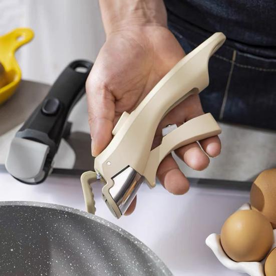 Универсальная съемная ручка для кастрюли. Прочная эргономичная сменная ручка для посуды. Совместимость с