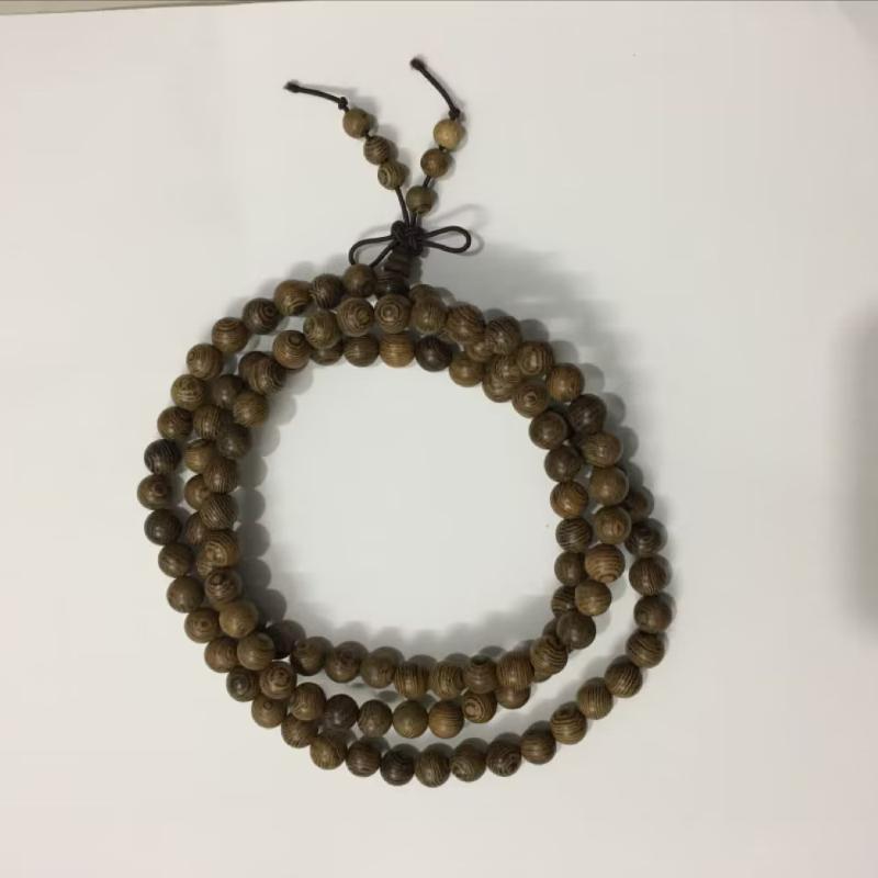 Multilayer Wenge Prayer Beads Tibetan Buddhist Mala Buddha Bracelet Rosary Wooden For Women Men