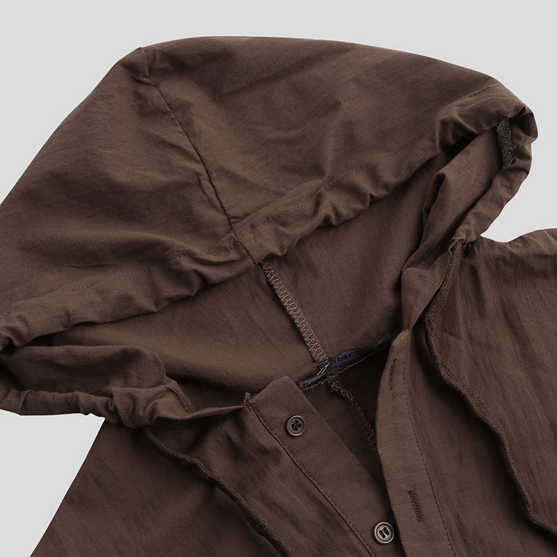 Мужской халат с длинными рукавами в Саудовской Аравии, мусульманское платье в Рамадан, средняя исламская одежда с капюшоном