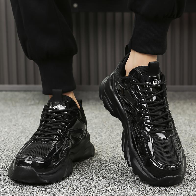 Мужская золотая спортивная обувь кроссовки студенческие хип-хоп черные туфли высокие баскетбольные кроссовки большого размера