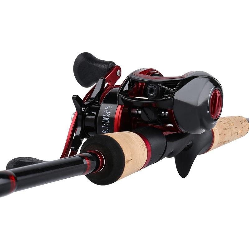 Baitcasting Reel 18+1BB 8.1:1 High Speed Fishing Reel Casting Reel for Freshwater Saltwater Fishing