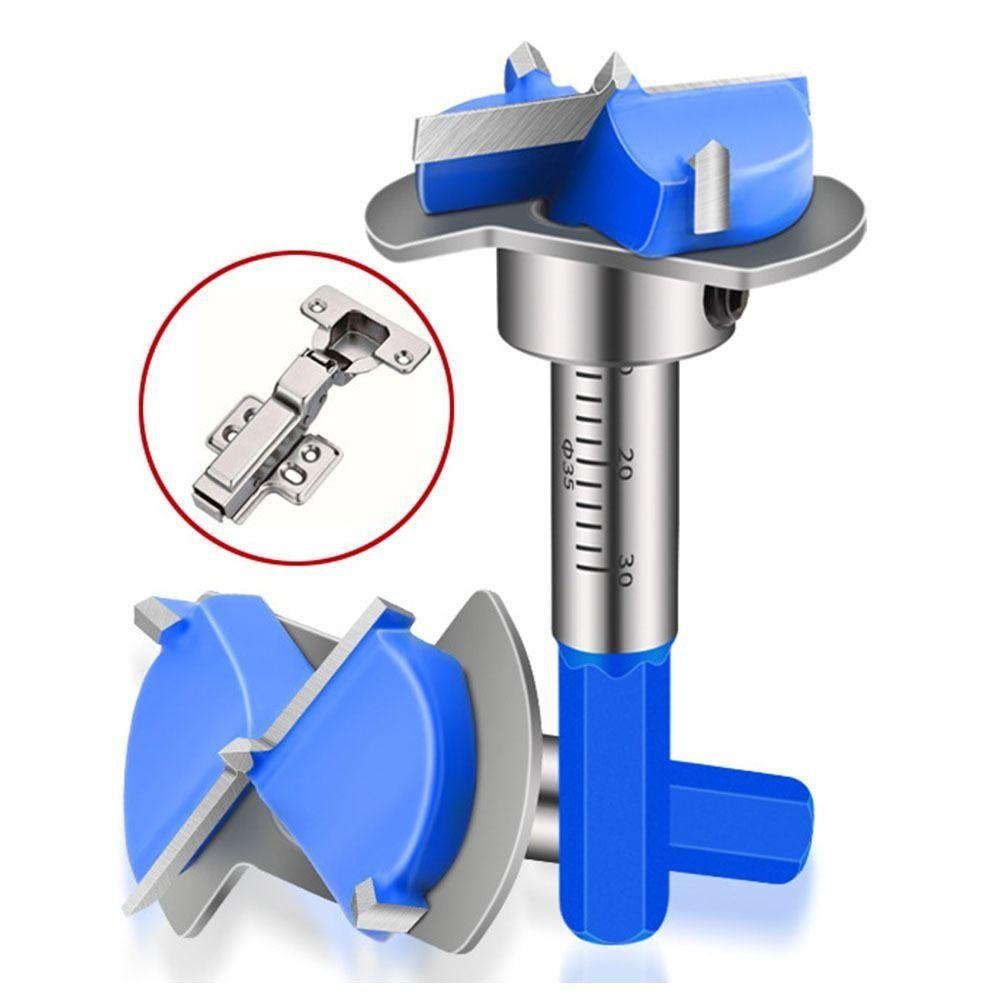 Drilling Furniture Forstner Bit Positioning Hinge Jig Durable Hinge Hole Opener Carpenter