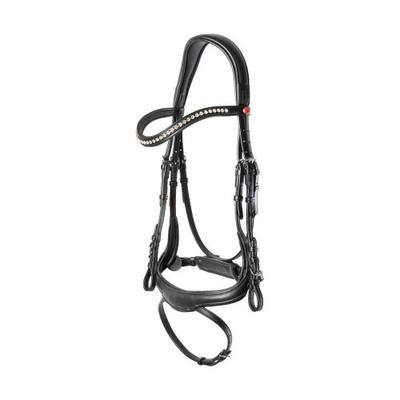 Кожаная уздечка Kieffer Amy Snaffle для лошади