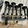 Car Music Horn Six Tube Thirty-Six Tone Truck Train Electronic Control Metal Tube Music Air Horn With Button Cars Accessories