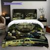 Power Betrayal Redemption Bedding (1 * duvet cover + 2 * pillowcase, without core) 2D Flat Christmas birthday gift Bedding set Soft and comfortable