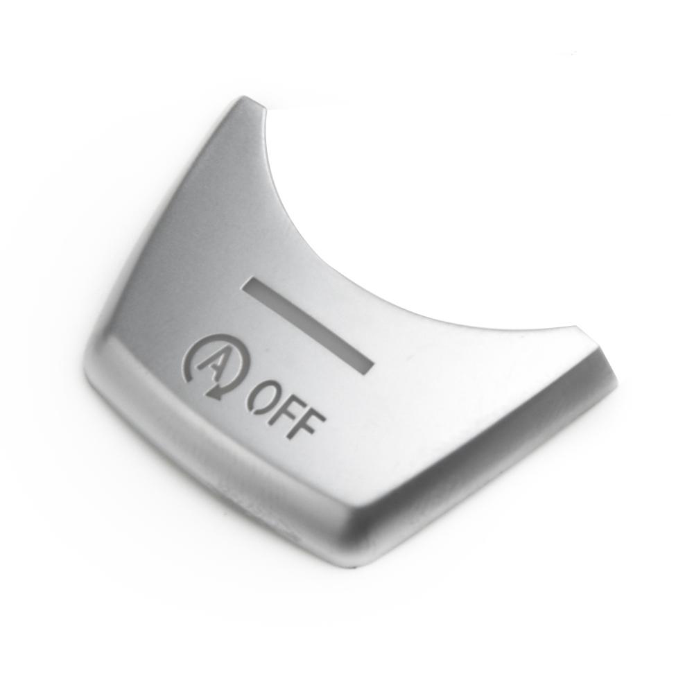 Equipment Button Cover Start ABS Engine Parts Switch 2pcs Chrome For BMW 5 / 6 / 7 Series F10 GT F07 2011-2017