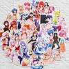 50Pcs Anime Girl Stickers Waterproof Stickers for Laptop Phone Water Bottle Computer Luggage Helmet