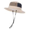 Wide Brim Fisherman hat Anti-UV Panama Hat Large Mountaineering Caps  Camping