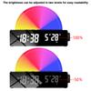 Colorful Alarm Clock Morning Wake Up Alarm Sunrise Simulator Bedroom Night Light Support 2 Wakeup