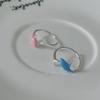 Mosxe [серебро 925 пробы] Кольцо с дельфином (2color)