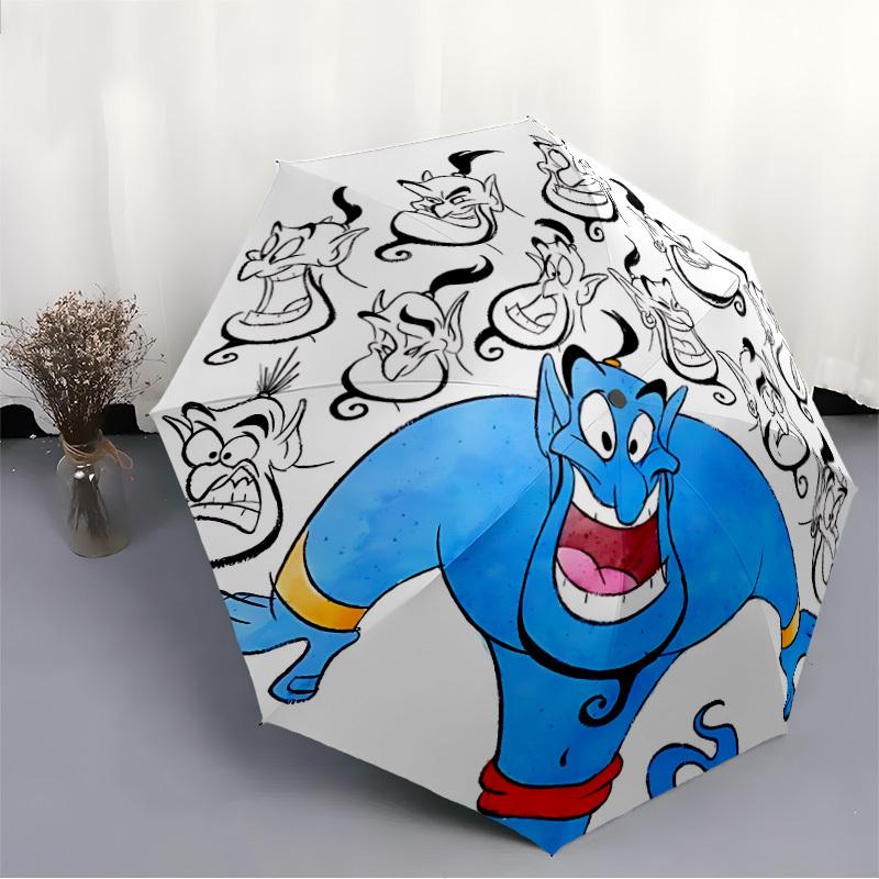1pc Aladdin Automatic Open/close Folding Umbrella, Compact Portable Travel Umbrella, Perfect Gift for FriendsCute Umbrella yy250812004